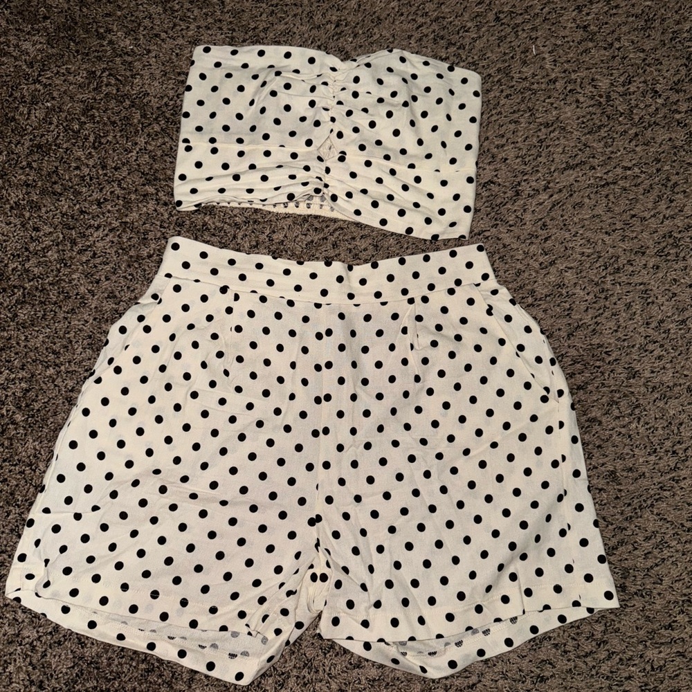 Polka dot 2 piece set